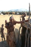 Himba Mutter mit Kinde